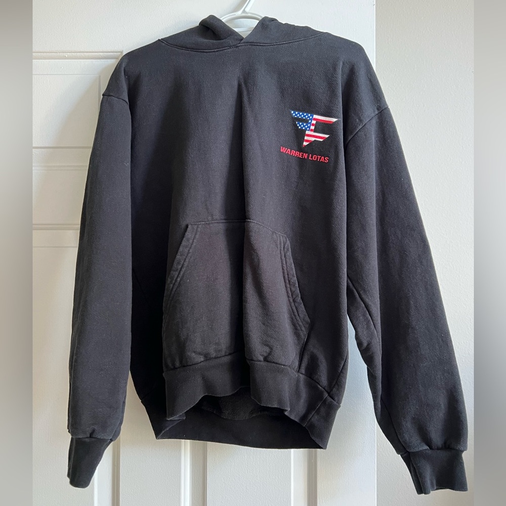 Warren Lotas x Fazeclan Black Hoodie Size M